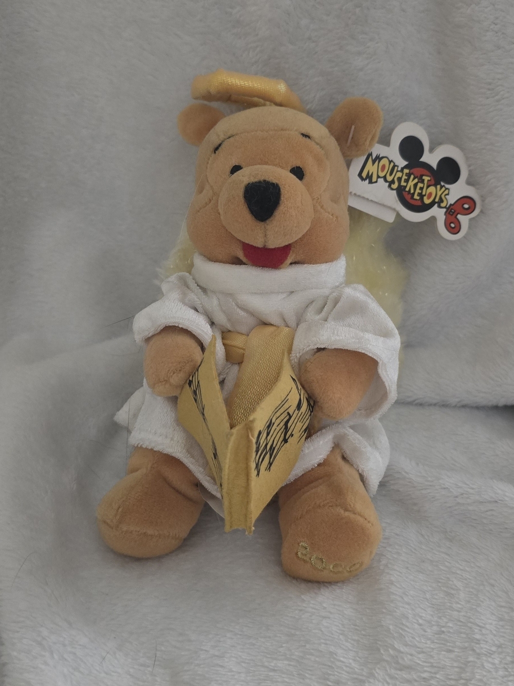 Disney Winnie the Pooh Angel Plush - Yellow and White